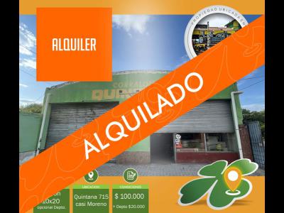 Oficinas y Locales Alquiler Santiago Del Estero ALQUILER Galpn sobre Quintana casi Moreno.
